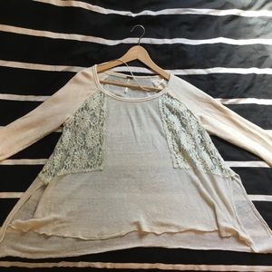 Free People Lace Sweater